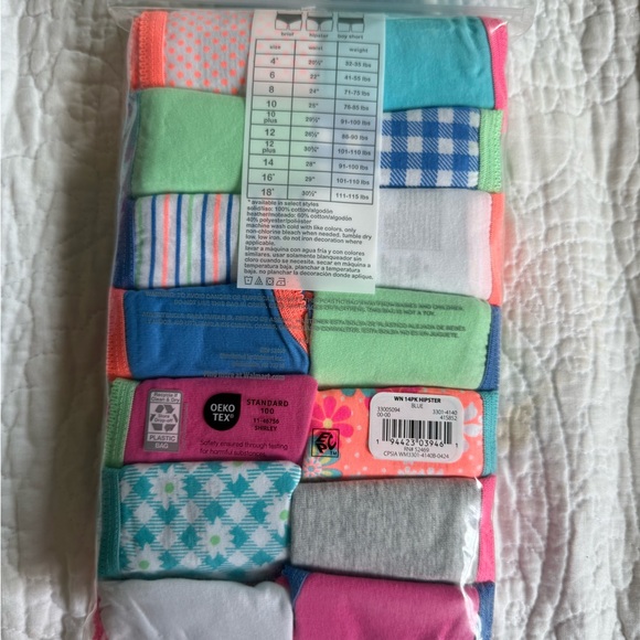 NWT size 10 Wonder Nation Value pack 14 hipsters - Picture 2 of 2